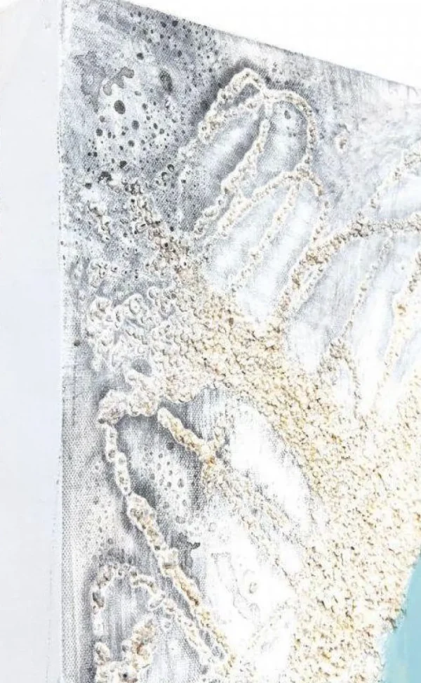 KARE Design Olieverf Schilderij Abstract Blue Two