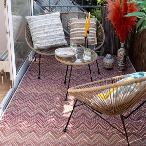 KARE Design Outdoor Vloerkleed Zigzag Red 160x230cm
