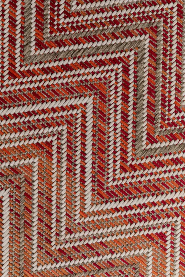 KARE Design Outdoor Vloerkleed Zigzag Red 160x230cm