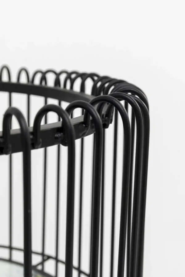 KARE Design Plantenbak Wire Black 70cm