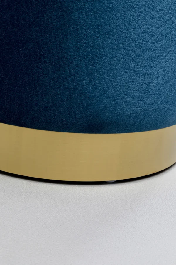 KARE Design Poef Cherry Storage Blue Brass (2/set)