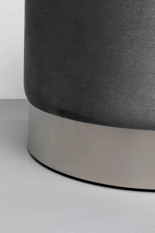 KARE Design Poef Cherry Storage Grey Silver (2/set)