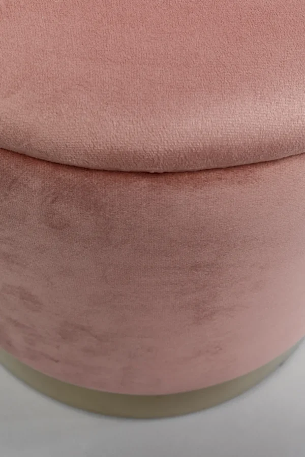 KARE Design Poef Cherry Storage Mauve Brass (2/set)