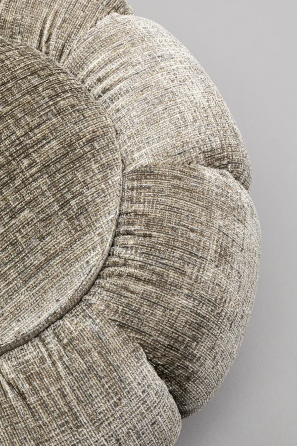 KARE Design Poef Fiori Grijs Ø52cm