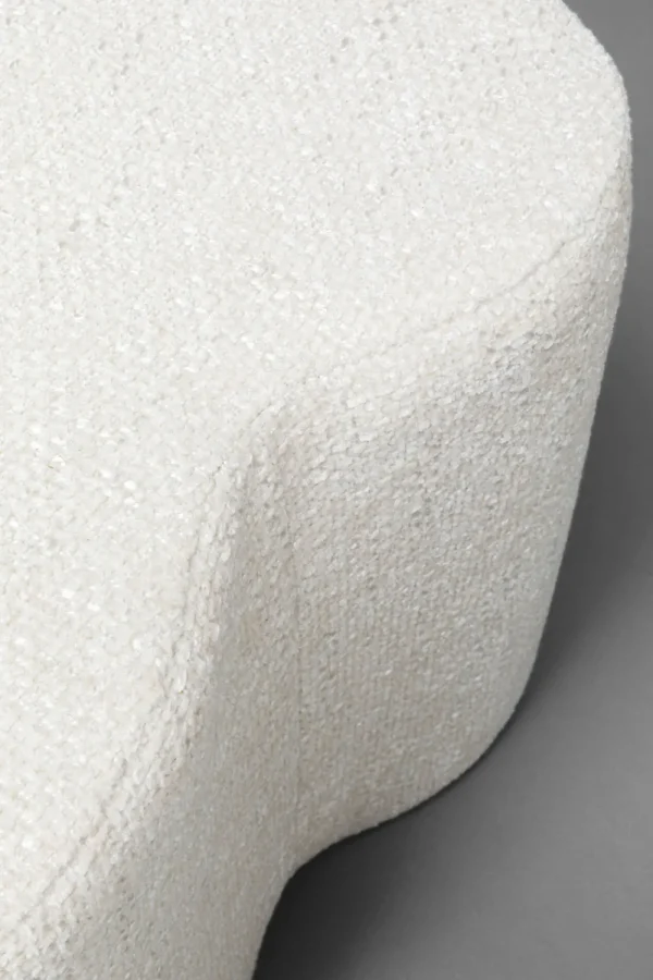 KARE Design Poef Lovely Cream 36x34cm