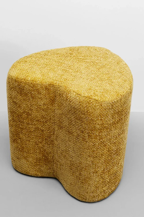 KARE Design Poef Lovely Geel 36x34cm