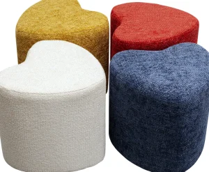 KARE Design Poef Lovely Rood 36x34cm