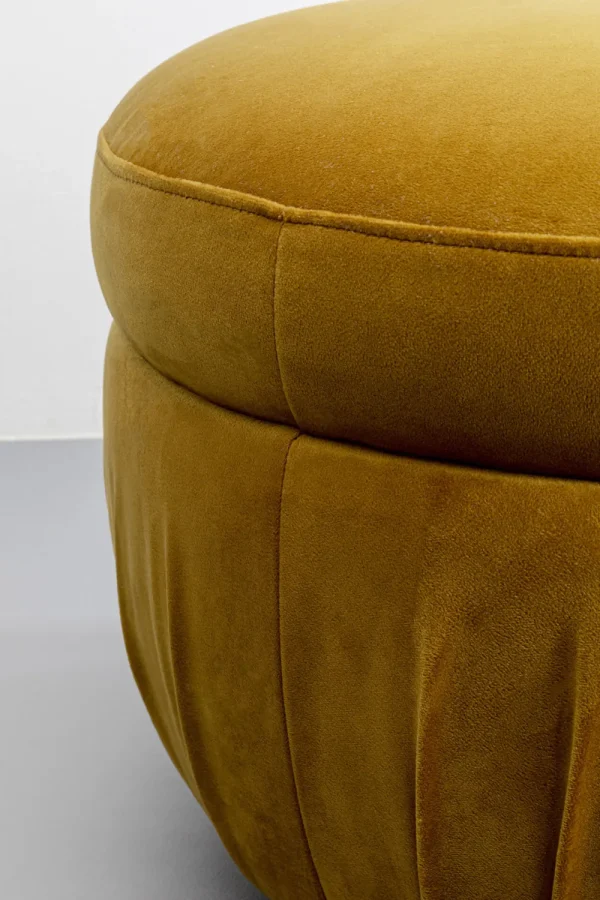 KARE Design Poef Nube Yellow 56cm