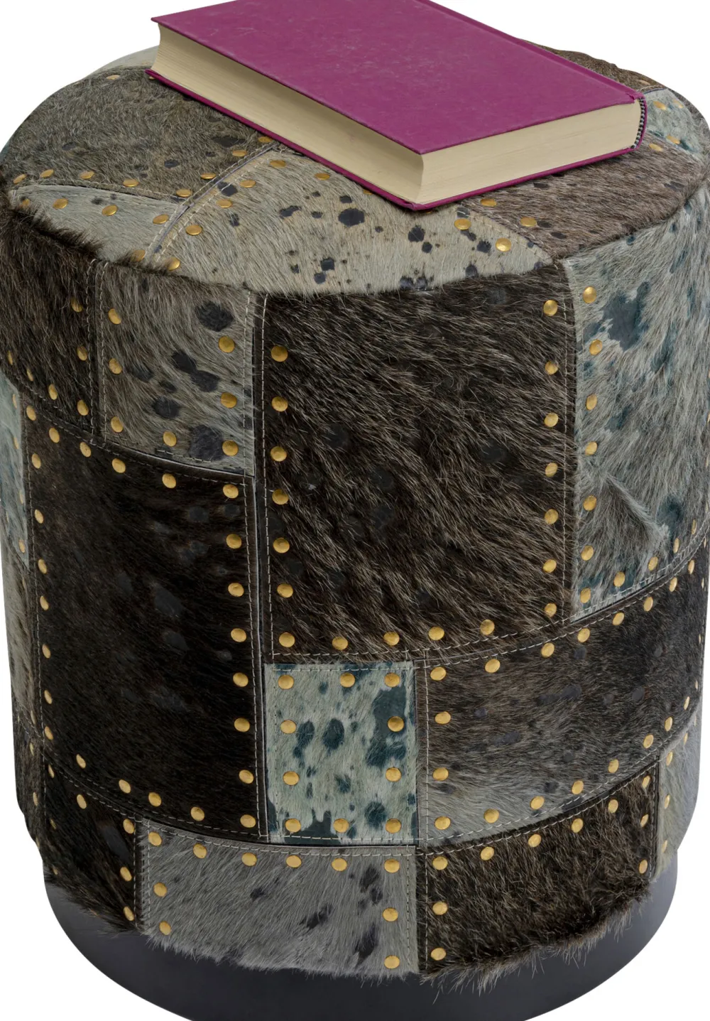 poef_squares_grijs_cm_0.webp KARE Design Poef Squares Grijs Ø35cm