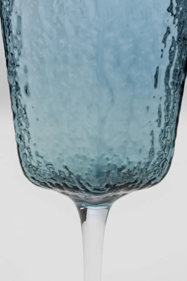 KARE Design Rode Wijnglas Cascata Blue