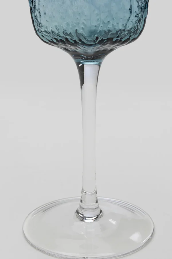 KARE Design Rode Wijnglas Cascata Blue