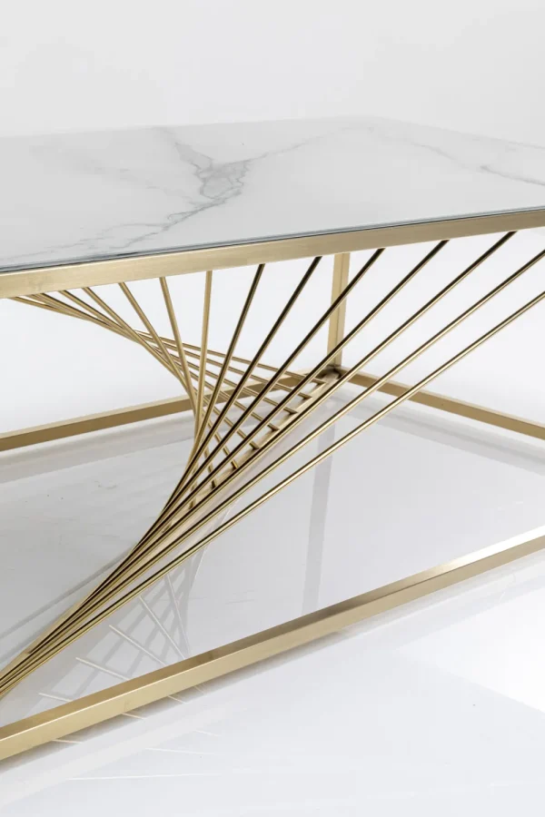 KARE Design Salontafel Art Marmer Glas 140x70cm