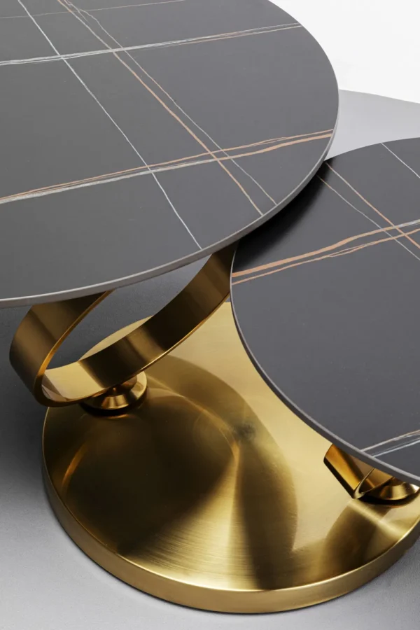 KARE Design Salontafel Beverly Gold 133x80cm