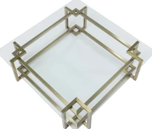 KARE Design Salontafel Clara Goud 120x120cm