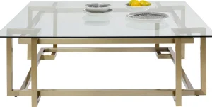 KARE Design Salontafel Clara Goud 120x120cm
