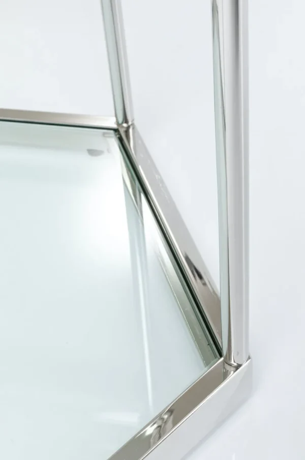 KARE Design Salontafel Comb Zilver 45cm