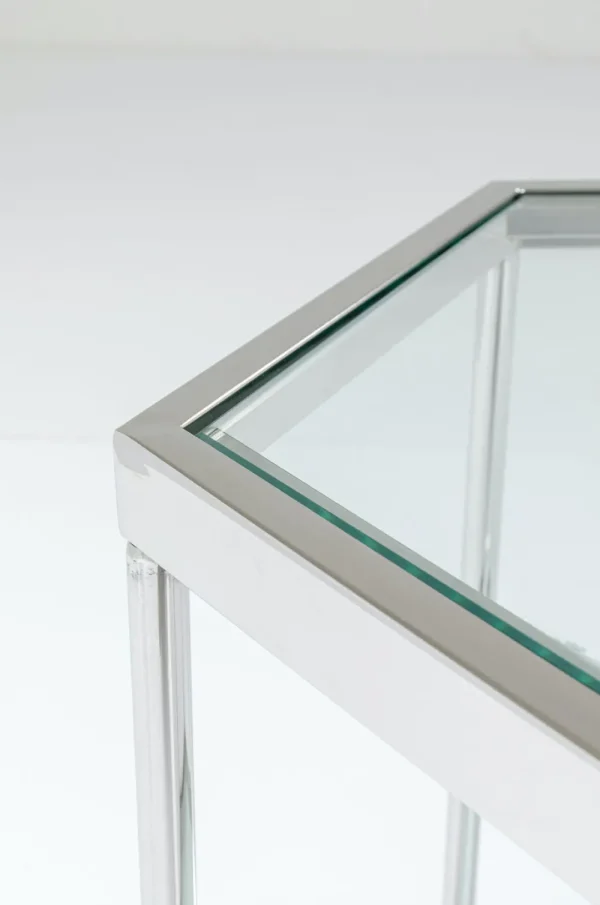 KARE Design Salontafel Comb Zilver 45cm