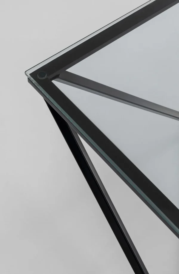 KARE Design Salontafel Cristallo Zwart 80x80cm