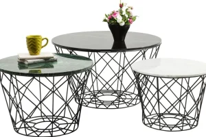 KARE Design Salontafel East Coast Rund (3-delig)