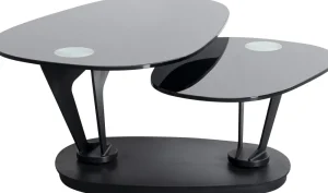 KARE Design Salontafel Franklin Black 150x58cm