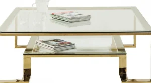 KARE Design Salontafel Gold Rush 120x120cm