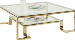KARE Design Salontafel Gold Rush 120x120cm