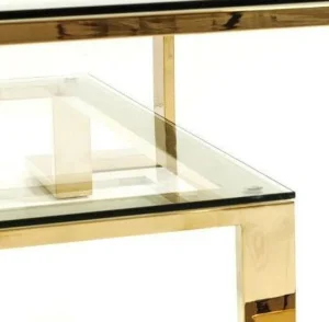 KARE Design Salontafel Gold Rush 120x120cm