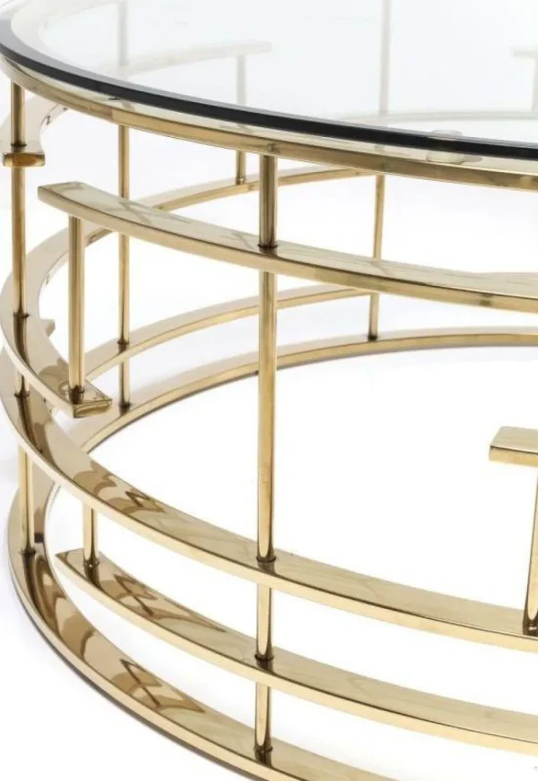 KARE Design Salontafel Jupiter Goud Ø100cm