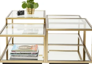 KARE Design Salontafel Luigi Goud (4-delig)