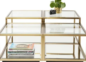 KARE Design Salontafel Luigi Goud (4-delig)