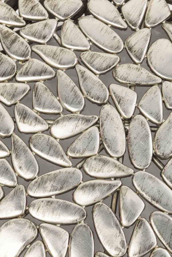 KARE Design Salontafel Pebbles Deluxe Zilver (2-delig)