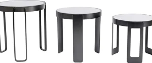 KARE Design Salontafel Perelli Black (Set Van 3)