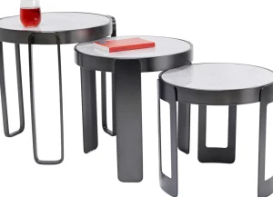 KARE Design Salontafel Perelli Black (Set Van 3)