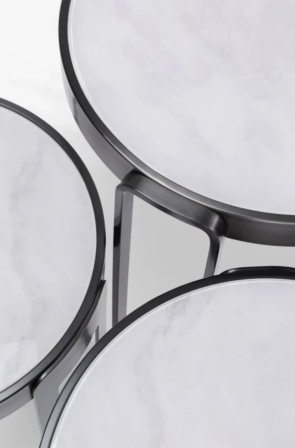 KARE Design Salontafel Perelli Black (Set Van 3)