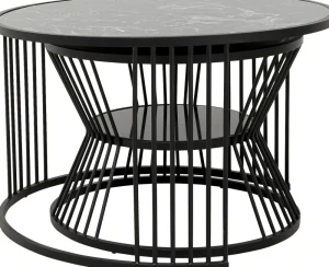 KARE Design Salontafel Roma Black (Set Van 2)