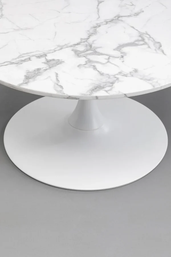 KARE Design Salontafel Shickeria Marble White 80cm