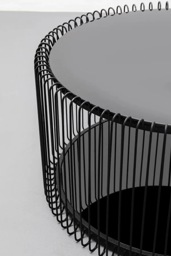 KARE Design Salontafel Wire Double Black Set Van 2