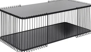 KARE Design Salontafel Wire Double Black 120x60cm