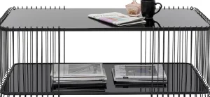 KARE Design Salontafel Wire Double Black 120x60cm