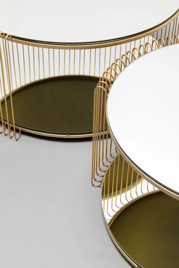 KARE Design Salontafel Wire Double Brass (2/set)