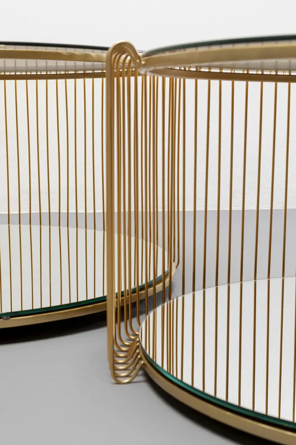 KARE Design Salontafel Wire Double Brass (2/set)
