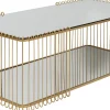 KARE Design Salontafel Wire Double Brass 120x60cm