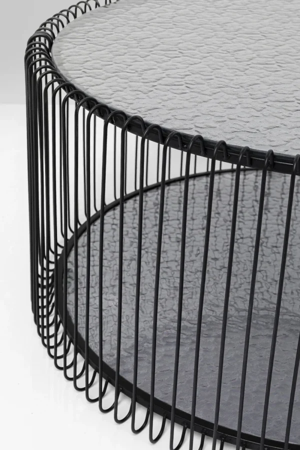 KARE Design Salontafel Wire Double Bubble Black (2/set)