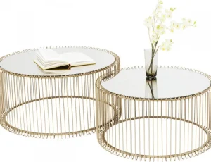 KARE Design Salontafel Wire Messing (2-delig)