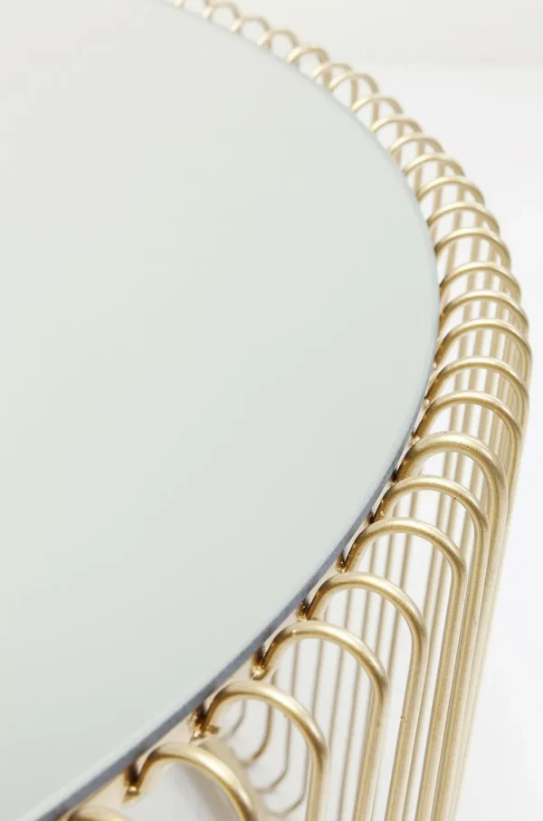 KARE Design Salontafel Wire Uno Messing Ø80cm