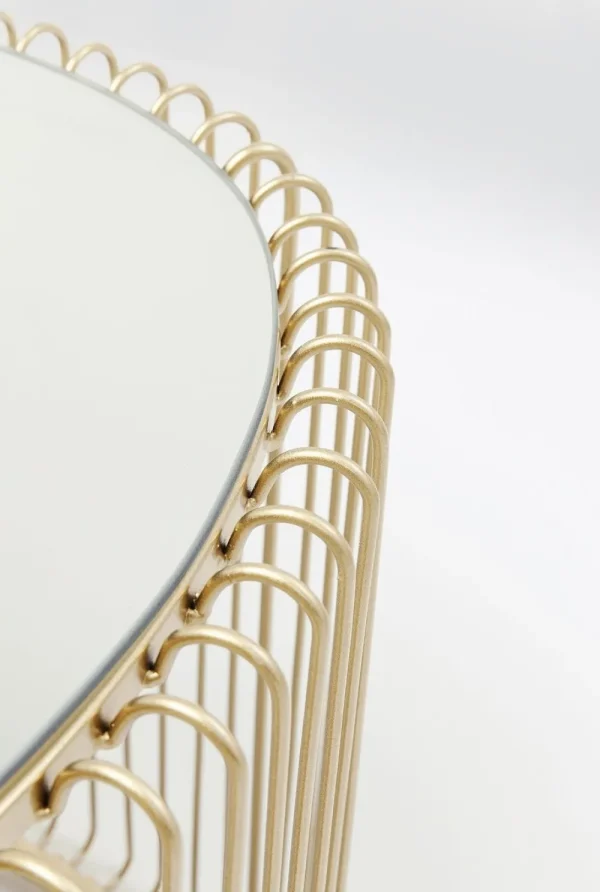 KARE Design Salontafel Wire Uno Messing 60x90cm
