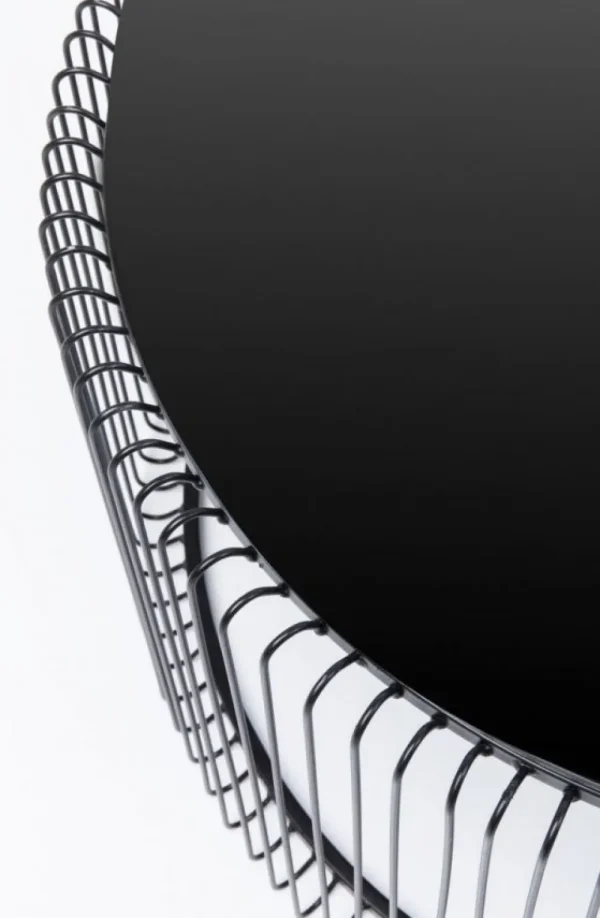 KARE Design Salontafel Wire Uno Zwart Ø80cm
