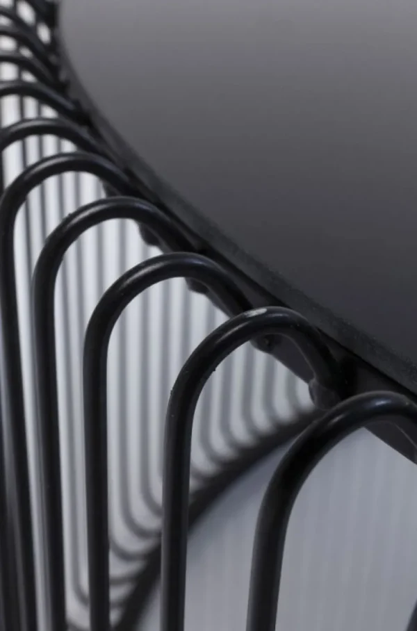 KARE Design Salontafel Wire Uno Zwart Ø80cm
