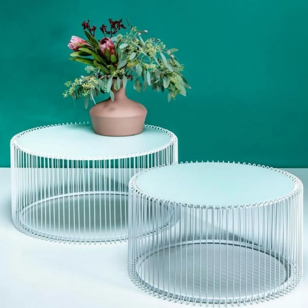 salontafel_wire_wit_delig_0.webp KARE Design Salontafel Wire Wit (2-delig)