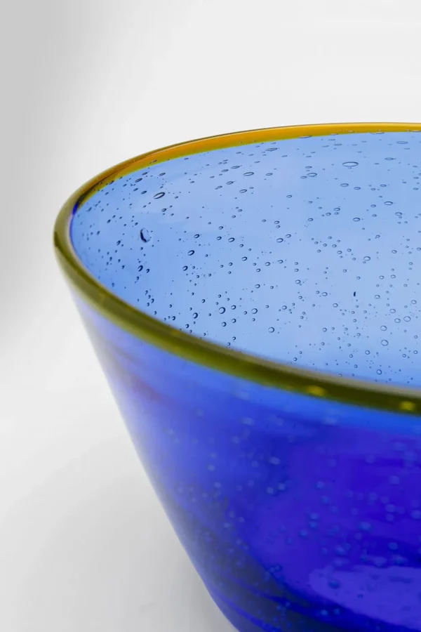 KARE Design Schaal Bubbles Blauw 13cm
